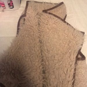 Fur vest! Worn once
